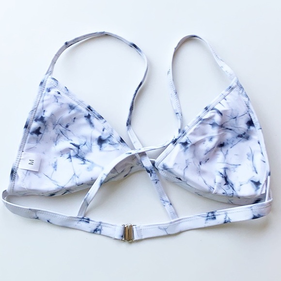 Brand New Padded Marble Bikini Top - Picture 2 of 2